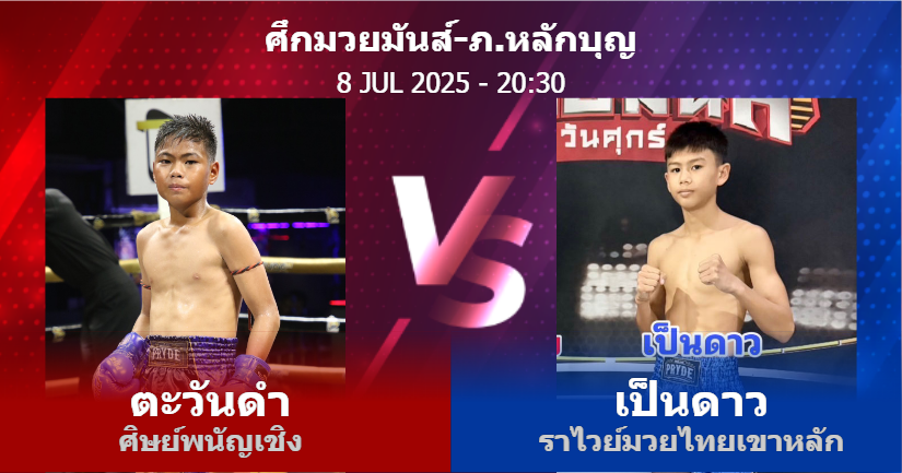 วิเคราะห์ มวย ตะวันดำ ศิษย์พนัญเชิง vs เป็นดาว ราไวย์มวยไทยเขาหลัก วันอังคารที่ 08 กรกฎาคม 2568