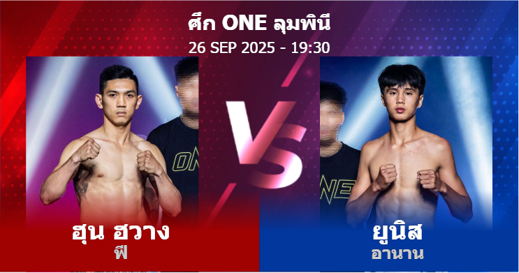 วิเคราะห์ มวย ฮุน ฮวาง ฟี vs ยูนิส อานาน วันศุกร์ที่ 26 กันยายน 2568