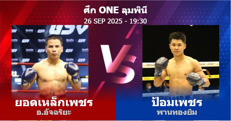 วิเคราะห์ มวย ยอดเหล็กเพชร อ.อัจฉริยะ vs ป้อมเพชร พานทองยิม วันศุกร์ที่ 26 กันยายน 2568
