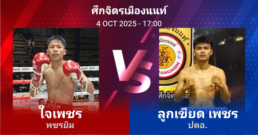วิเคราะห์ มวย ใจเพชร พชรยิม vs ลูกเขียด เพชร ปตอ. วันเสาร์ที่ 04 ตุลาคม 2568