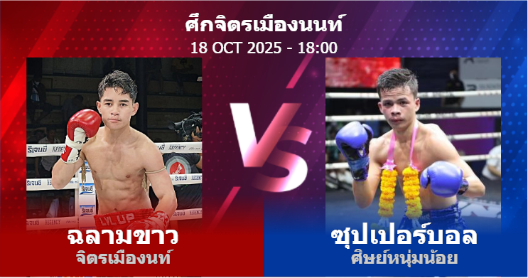 วิเคราะห์ มวย ฉลามขาว จิตรเมืองนท์ vs ซุปเปอร์บอล ศิษย์หนุ่มน้อย วันเสาร์ที่ 18 ตุลาคม 2568
