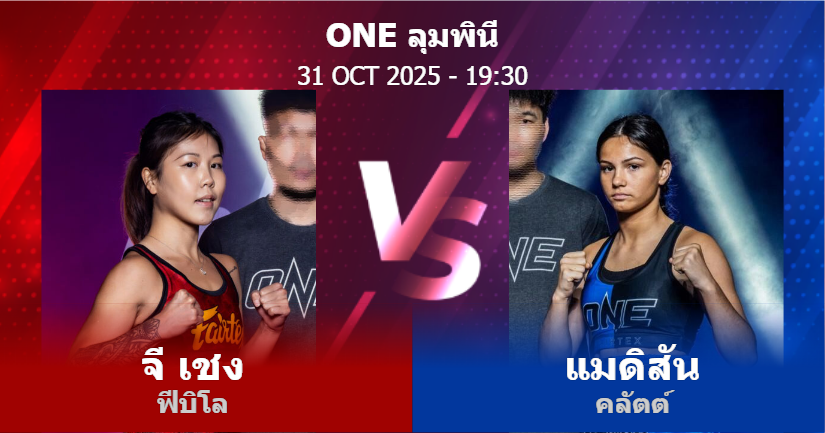 วิเคราะห์ มวย จี เชง ฟีบิโล vs แมดิสัน คลัตต์ วันศุกร์ที่ 31 ตุลาคม 2568