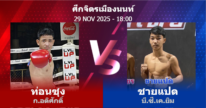 วิเคราะห์ มวย ท่อนซุง ก.อดิศักดิ์ vs ชายแปด บี.ซี.เค.ยิม วันเสาร์ที่ 29 พฤศจิกายน 2568