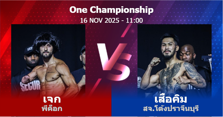 วิเคราะห์ มวย เจก พีค็อก vs เสือคิม สจ.โต้งปราจีนบุรี วันอาทิตย์ที่ 16 พฤศจิกายน 2568